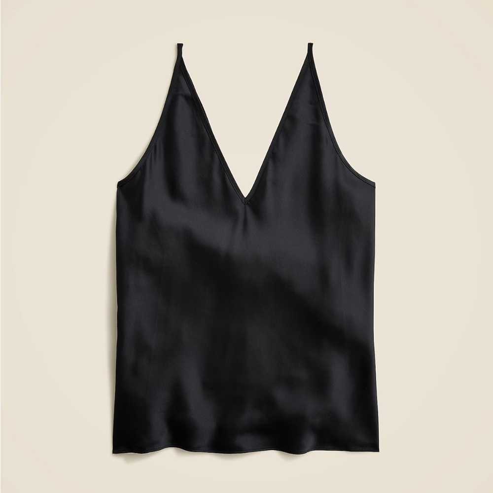 J.Crew V-Neck 100% Silk Tank